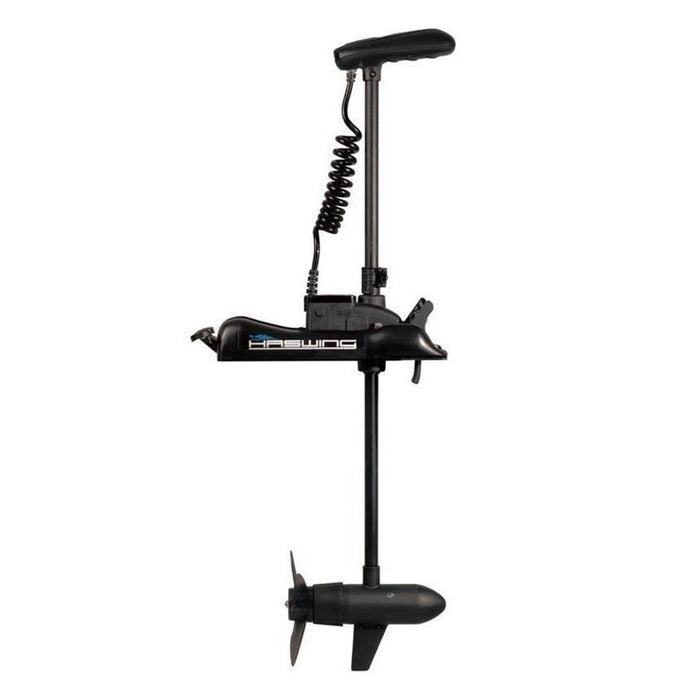 black haswing trolling motor with white background on sale