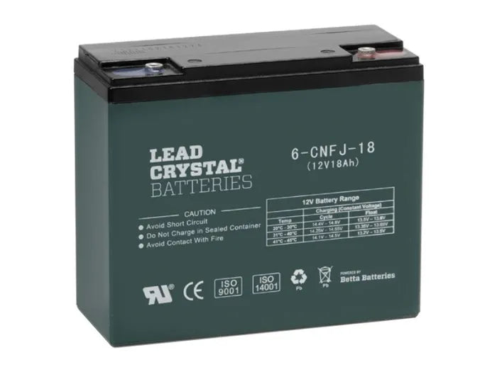 Betta CNFJ Lead Crystal Battery 12v 18Ah