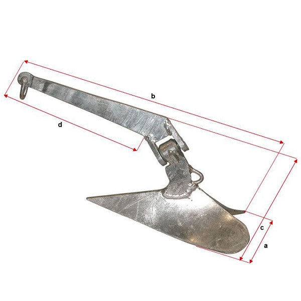 BLA Plough Anchor – Galvanised