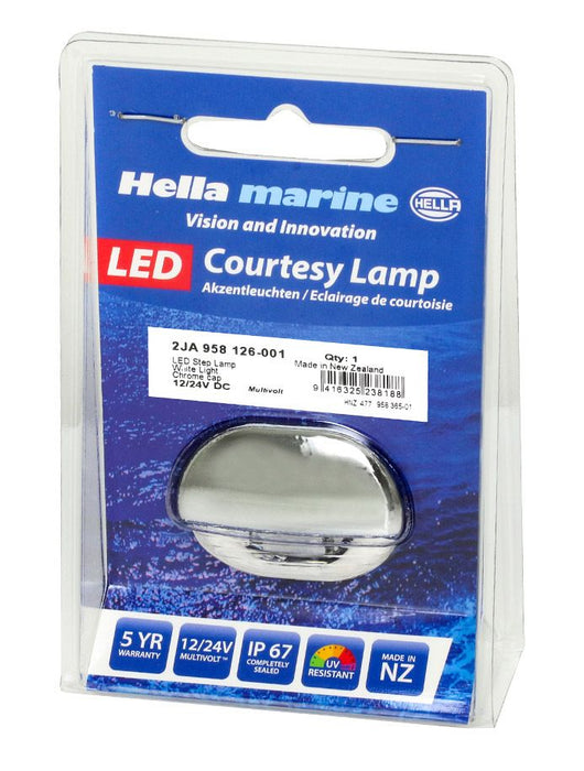 Hella Marine Warm White LED Easy Fit Step Lamp Gen II (Series: 8560 Easy Fit)