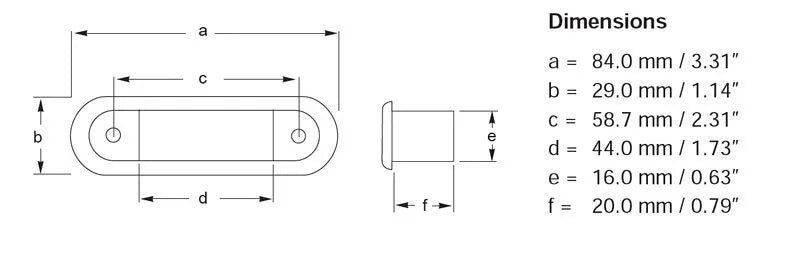 Hella Marine LED Oblong Step Lamp