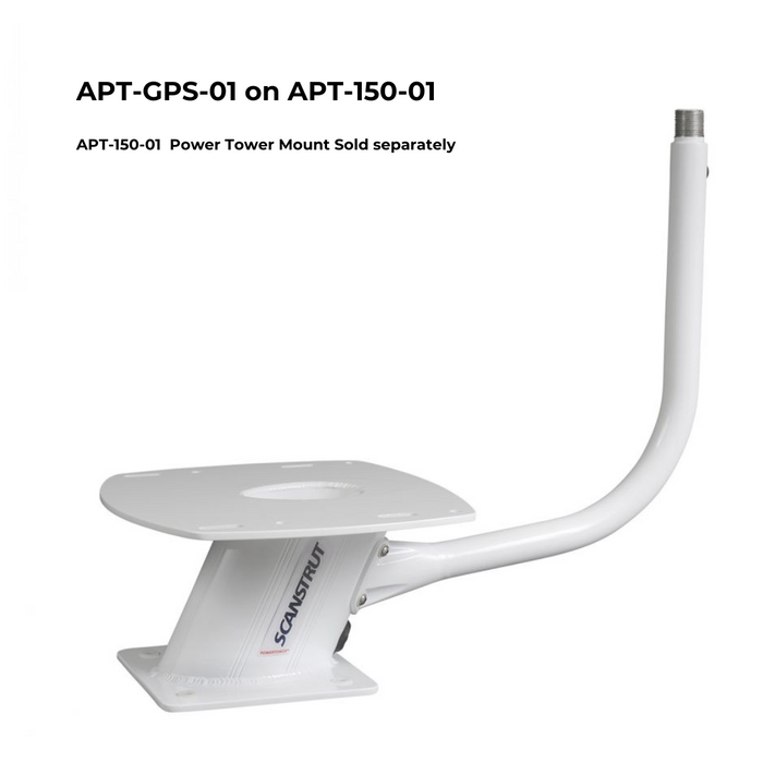Scanstrut Central GPS / VHF Antenna Bar for Aft Leaning Powertowers® APT-GPS-01
