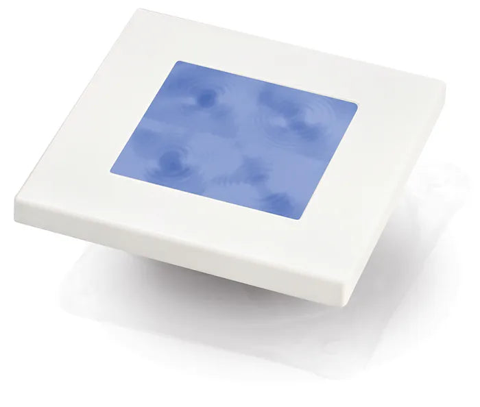 Hella Marine LED 'Enhanced Brightness' Square Courtesy Lamp Blue