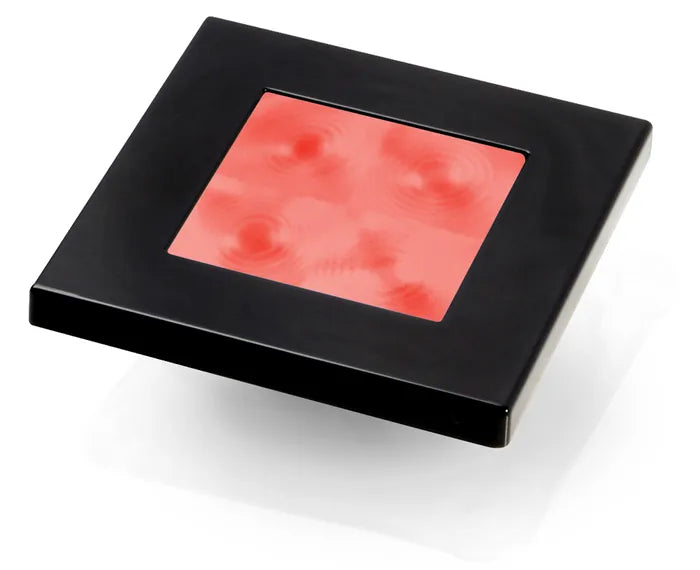 Hella Marine LED 'Enhanced Brightness' Square Courtesy Lamp Red