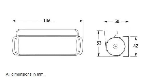 Hella Marine DuraLED WL550 Work Lamp