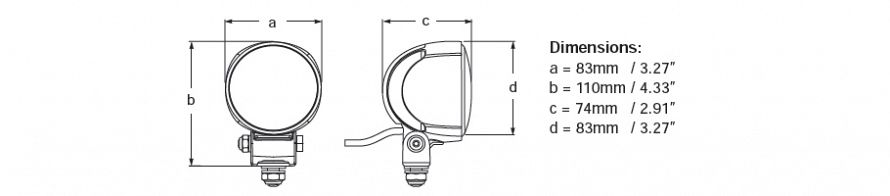 Hella Marine Module 70 LED Worklamp Gen IV