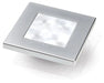 Satin Chrome Rim for - Hella Marine LED 'Enhanced Brightness' Square Courtesy Lamp