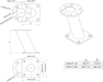 Scanstrut Camera PowerTower Drawings and specification