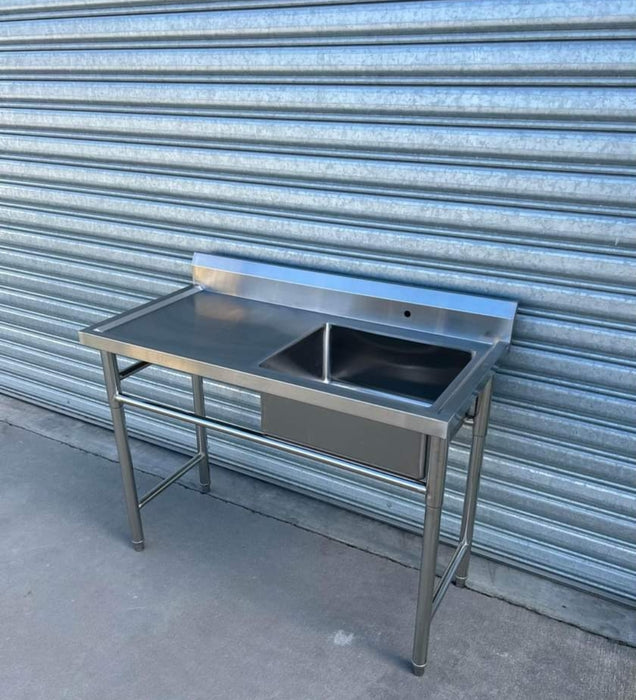 Stainless Steel Bench with Sink