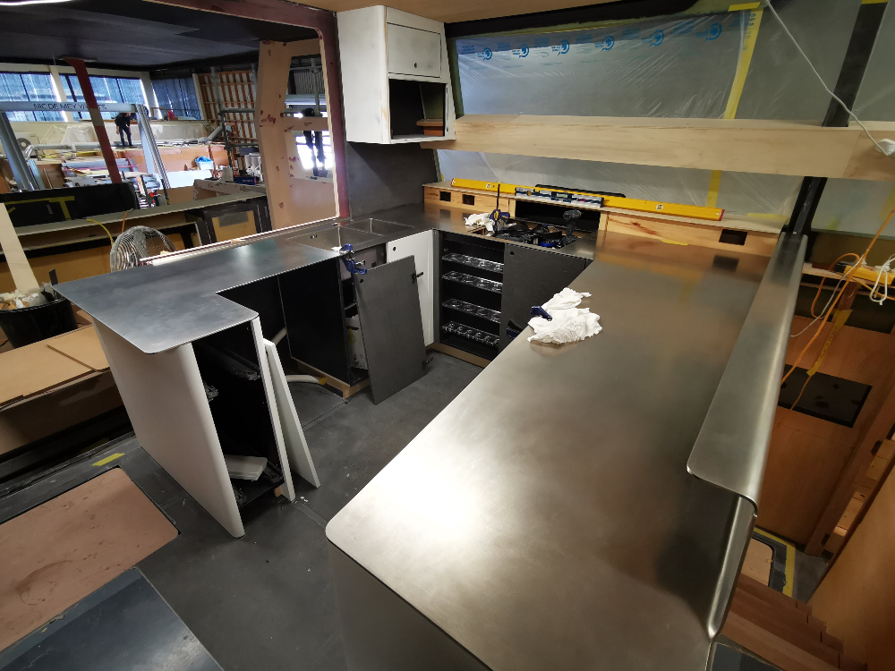 Custom Stainless Steel Benchtops