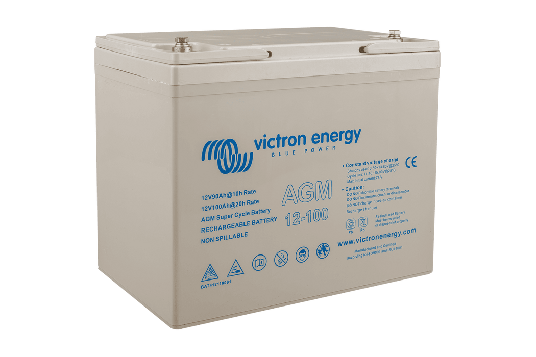 12V/100Ah AGM Super Cycle Battery - Victron Energy BAT412110081