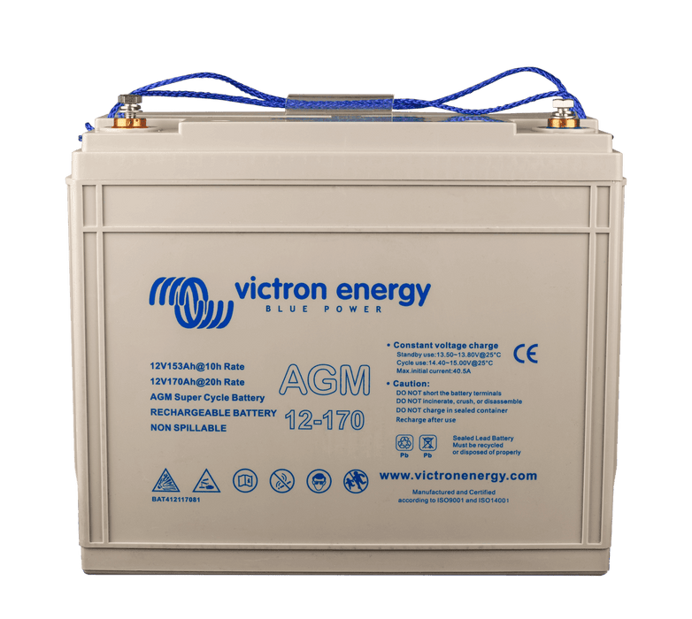 12V/170Ah AGM Super Cycle Battery - Victron Energy BAT412117081