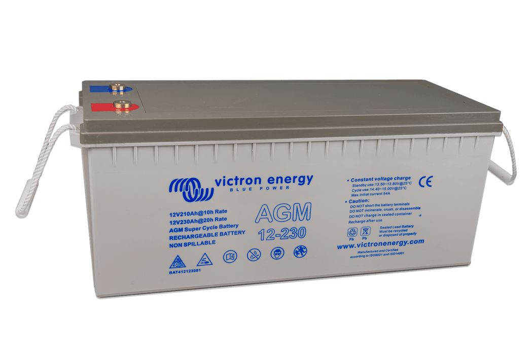 12V/230Ah AGM Super Cycle Battery - Victron Energy BAT412123081