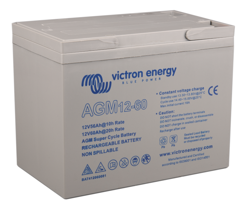 12V/60Ah AGM Super Cycle Battery - Victron Energy BAT412060081