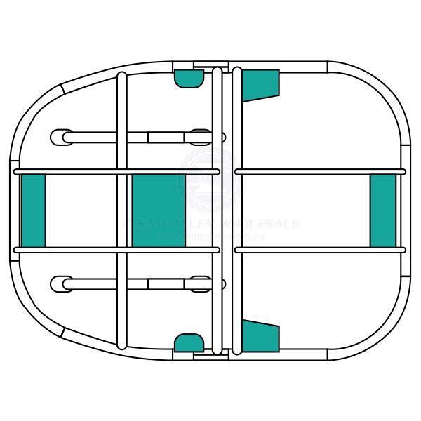 RELAXN - Anodised Folding Centre Console T-Top