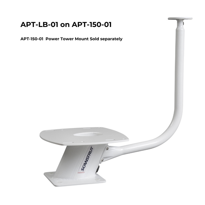 Central light bar for all aft for all Aft Leaning Powertowers® APT-LB-01 White