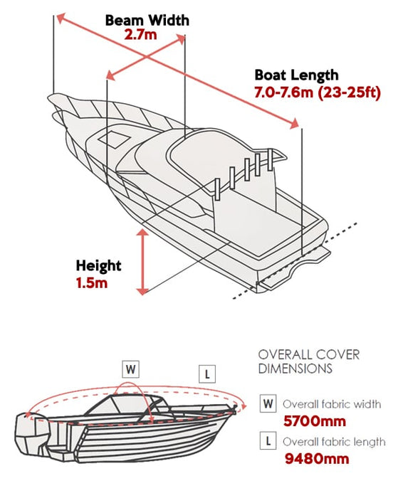 Jumbo Boat Cover