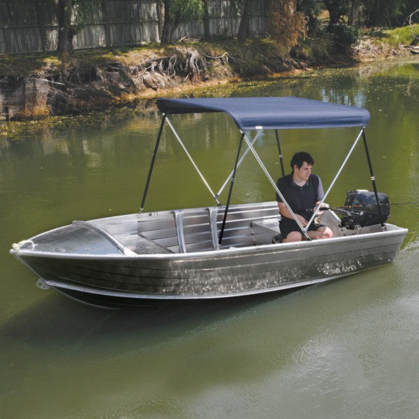 Aluminium 2 Bow Bimini for smaller boats